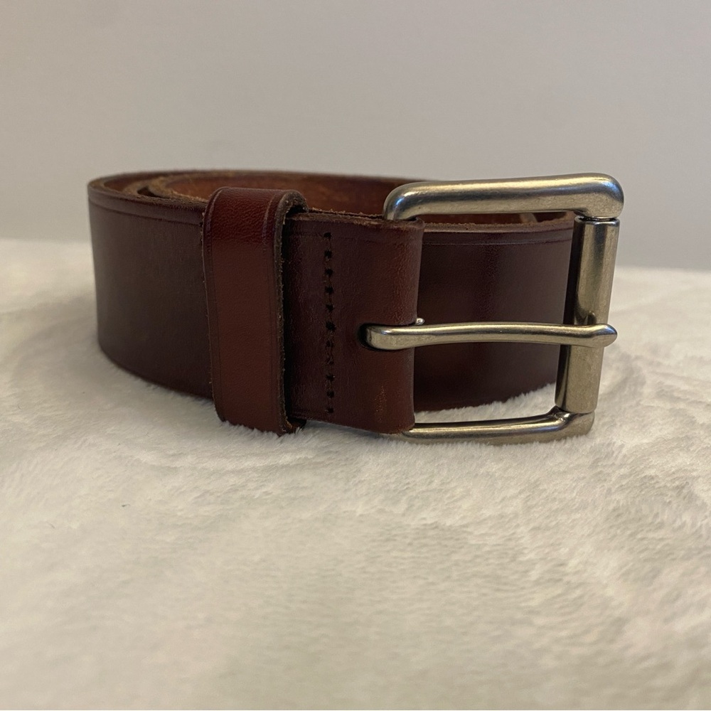 Polo Ralph Lauren Brown Leather Belt 405110772-OSG  Size 32/80